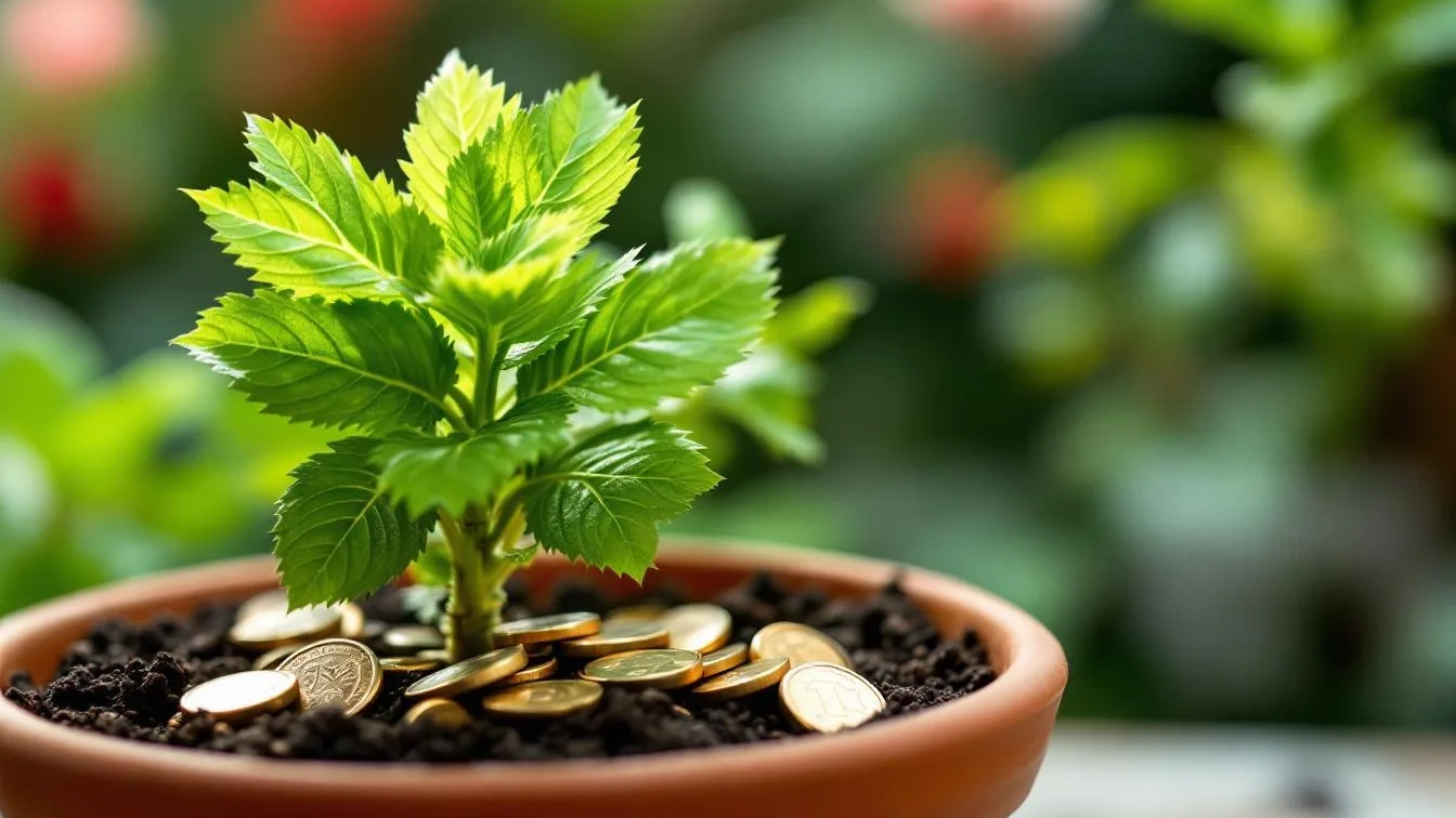 Der Münz-Trick im Blumentopf: Warum dieses Metall das Pflanzenwachstum beeinflusst