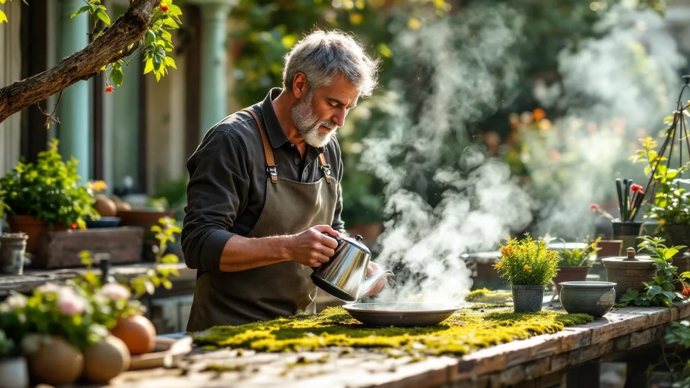 Moos-Irrtum auf der Terrasse: Ein Gärtner verrät, warum kochendes Wasser das Problem oft verschlimmert
