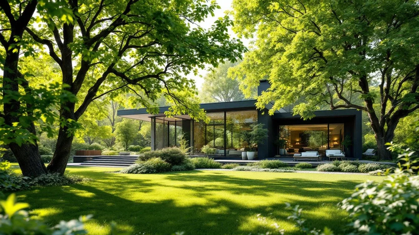 Natürliche Klimaanlage: Wie strategisch gepflanzte Bäume das Haus im Sommer kühl halten