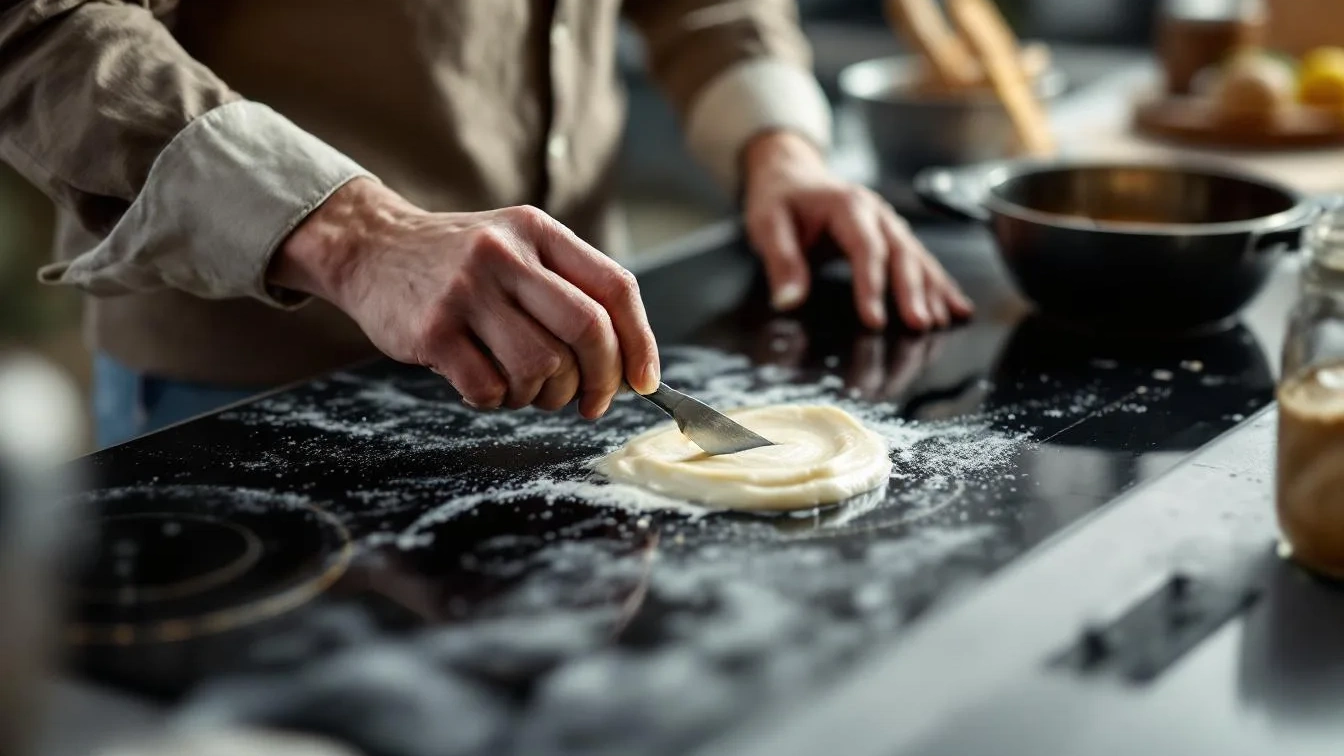 Rettung für das Kochfeld: Wie eine einfache Paste Kratzer auf der Induktionsplatte unsichtbar macht