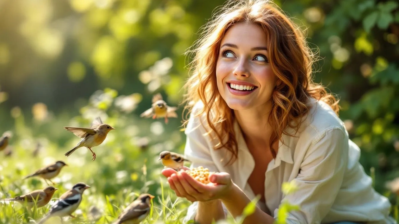Besuch im Garten: Ich fütterte Vögel mit Küchenresten und das Ergebnis war verblüffend