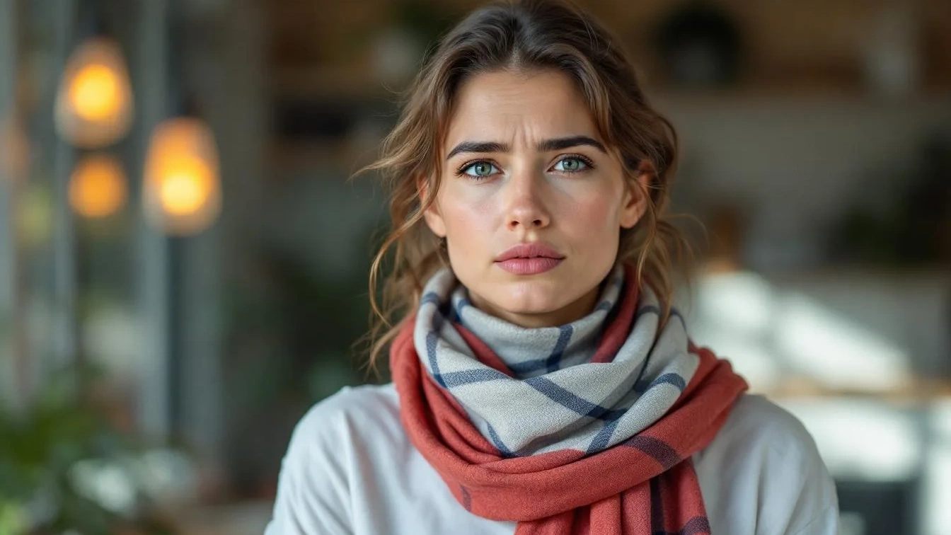 Vorsicht beim Anziehen: Warum Sie Ihren Schal niemals so tragen sollten